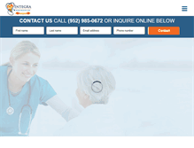 Tablet Screenshot of integrahc.com